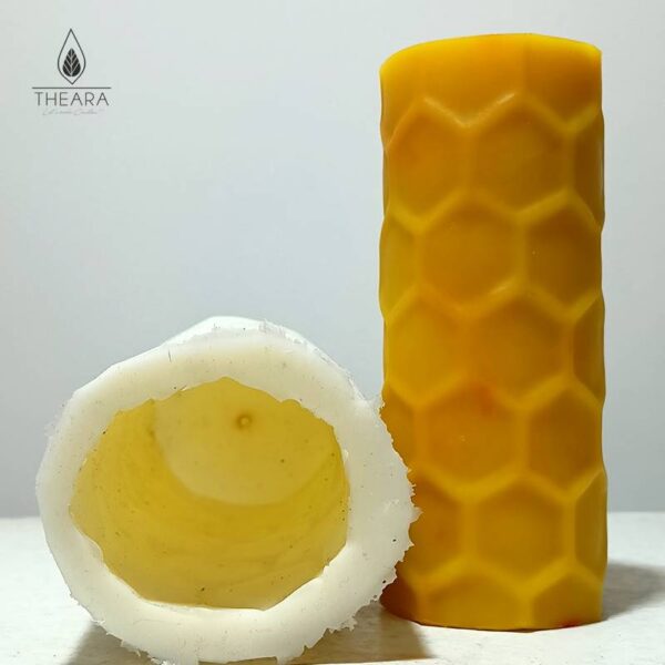 Hexagon Pillar Silicone Candle Mould