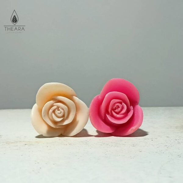 Medium Round Rose Silicone Candle Mould