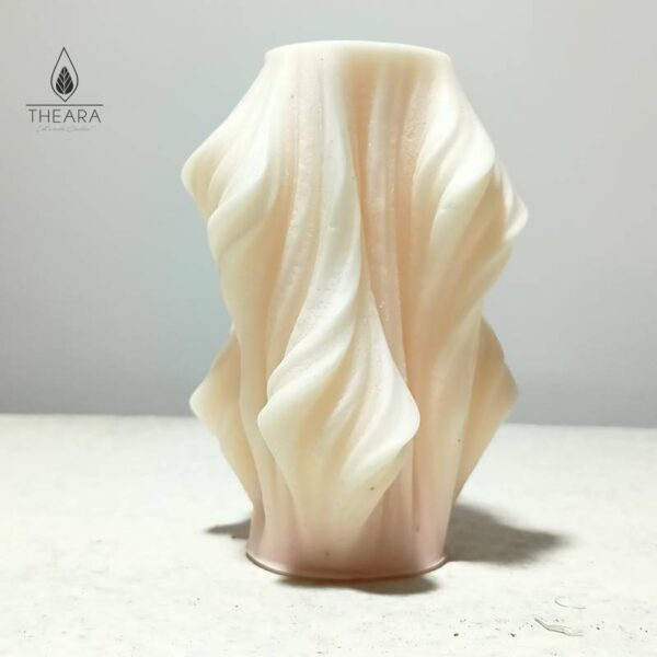 Wave Pillar Silicone Candle Mould