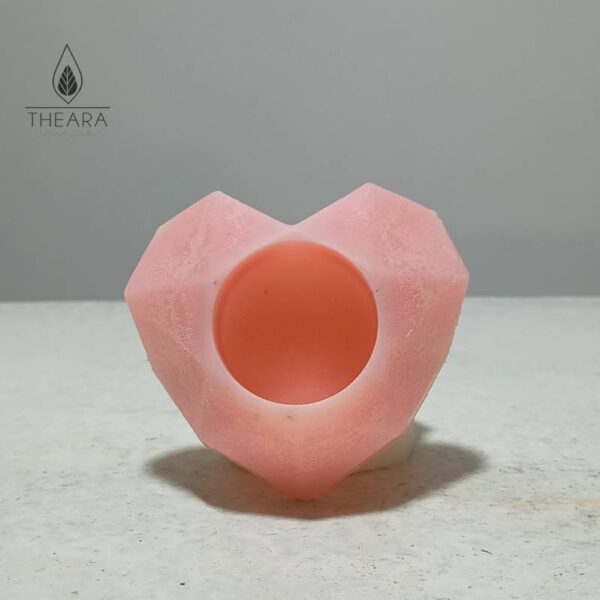 Heart Tlight Holder Silicone Candle Mould