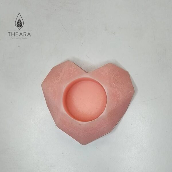 Heart Tlight Holder Silicone Candle Mould